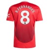 Camiseta de fútbol Manchester United B. Fernandes 8 Primera Equipación 2024-25 - Hombre